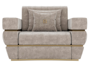 Fertini Casa Luxury Signature Armchair Modelo 3D