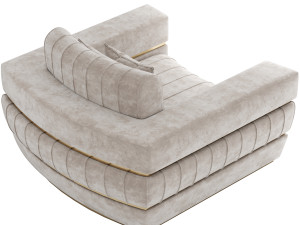 Fertini Casa Luxury Signature Armchair Modelo 3D