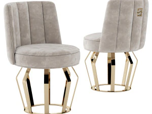 Fertini Casa Luxury Signature Dining Set 3D Model