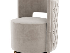Kare Design Festino Swivel Chair Modello 3D