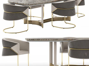 Perangkat Makan Visionnaire Morgan Mythica Model 3D