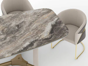 Visionnaire Morgan Mythica Dining Set 3D Model