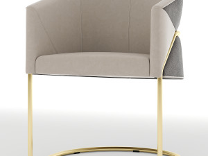 Visionnaire Morgan-Bonnie Starlight Dining Set 3D Model