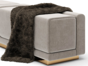 Saber Jewels CRYSTAL Bench 3D Модель