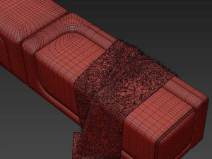 Saber Jewels CRYSTAL Bench 3D Model