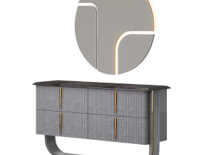 Saber Jewels CRYSTAL Chest of drawers 3D Model