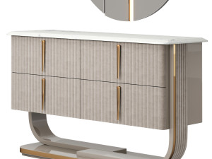 Saber Jewels CRYSTAL Chest of drawers 3D Model