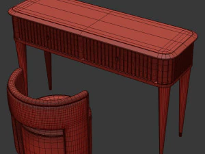 Saber Jewels CRYSTAL Dressing table 3D Model