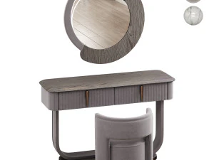 セイバージュエルズ CRYSTAL ナロー化粧台 3Dモデル