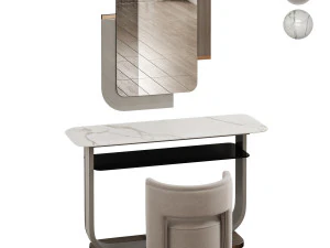 セイバージュエルズ CRYSTAL スリム ドレッシングテーブル 3Dモデル