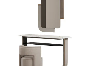 Saber Jewels CRYSTAL Slim Dressing table 3D Model
