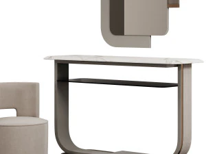 Saber Jewels CRYSTAL Slim Dressing table 3D Model