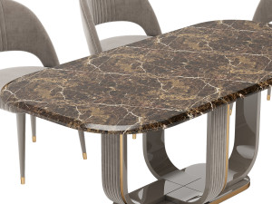 Saber Jewels CRYSTAL Dining Set 3D-Modell