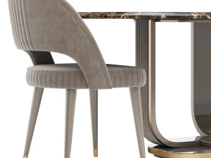 Juego de comedor CRISTAL Sabre Jewels Modelo 3D