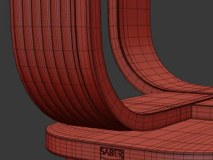 Juego de comedor CRISTAL Sabre Jewels Modelo 3D