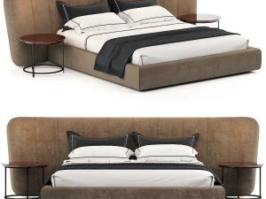 Ліжко Casamilano Royale Stripe 3D Модель