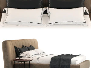 Casamilano Royale Stripe Bed 3D Model