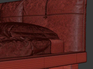 Gamma Arredamenti Jack Night Bed 3D Model