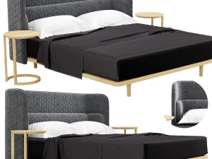 Tempat Tidur Naudesign Aran Model 3D