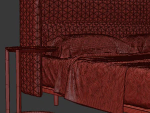 Naudesign Aran Bed 3D Model