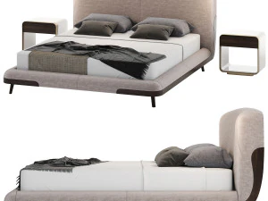 Turri SOUL Bed 3D Model