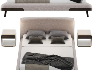 Turri SOUL Bed 3D Model