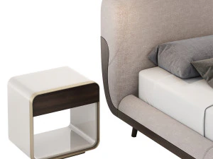Turri SOUL Bed 3D Model