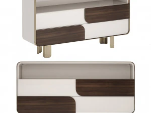 Turri SOUL Chest Of Drawers 3D Model