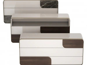 Turri SOUL Chest Of Drawers 3D Model