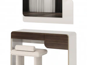 Toucador Turri SOUL com Pufe Zero Modelo 3D