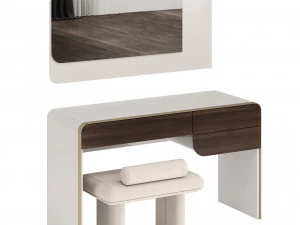 Toucador Turri SOUL com Pufe Zero Modelo 3D