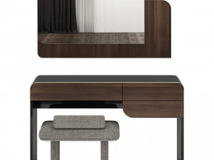 Toucador Turri SOUL com Pufe Zero Modelo 3D