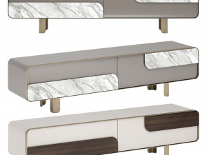 Turri SOUL Tv Unit 3D Model