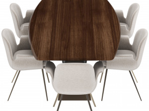 Turri SOUL Dining Set Modello 3D