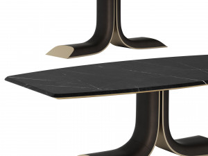 Turri SOUL Dining Set Modello 3D