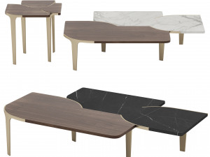Turri SOUL Coffee Tables Modelo 3D
