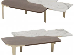 Turri SOUL Coffee Tables 3D Model