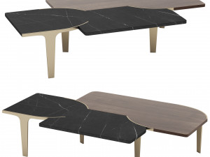 Turri SOUL Coffee Tables 3Dモデル