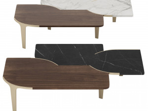 Turri SOUL Coffee Tables 3Dモデル