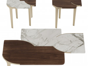 Turri SOUL Coffee Tables 3Dモデル