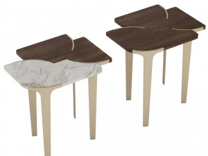 Turri SOUL Coffee Tables 3D Model