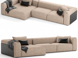 Turri SOUL Modular Sofa Modello 3D