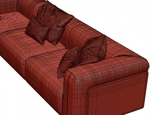 Turri SOUL Modular Sofa 3D Model
