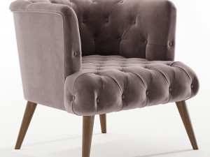 Palo Alto Armchair By Vivense 3D Model