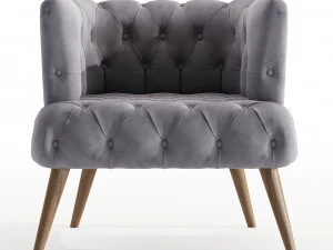 Palo Alto Armchair By Vivense 3D Model