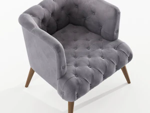 Palo Alto Armchair By Vivense 3D Model