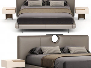 Bay Bed and Bay2 Bed By Cantori 3D Model