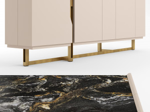 Mirage Sideboard By Cantori 3D Model