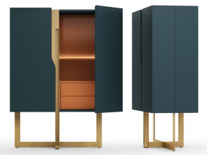 Mirage Cabinet By Cantori 3D Model