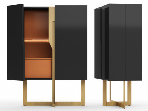 Mirage Cabinet By Cantori 3D Model